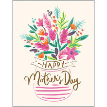 Flower Vase Mother's Day Greeting Card (Gina B Designs)