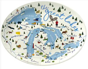 16" Great Lakes Melamine Platter