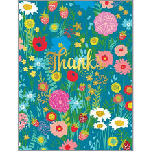Flowers Galore Thank You Greeting Card (Gina B Designs)