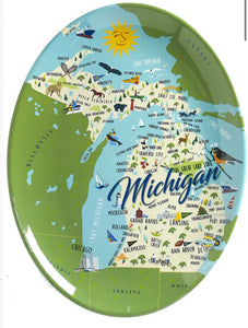 16" Michigan Platter