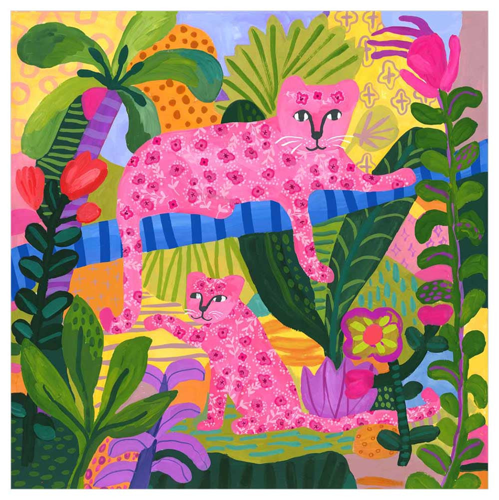 Leopard Spots 10 by 10 Canvas Wall Art