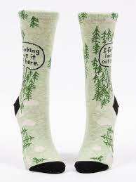 I F@*&ing Love It Out Here Men's Crew Socks